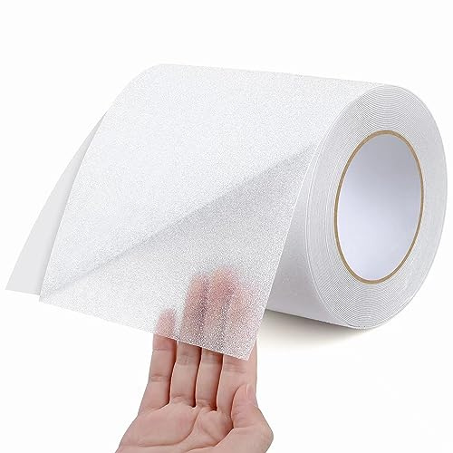 OQingluan Striscia Antiscivolo per Scale, 15cm*10m, Nastro Adesivo Antiscivolo, Nastro Antiscivolo per Gradini, Adatto per uso Interno ed Esterno