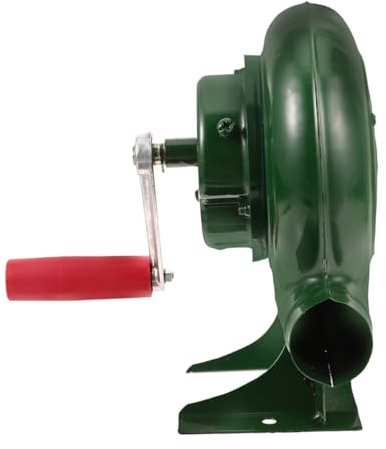 INOOMP Kleines Gebläse Gebläseventilator Für Den Außenbereich Schmiede-kohlenschmiede-fächer Kabelloser Blasebalg Handgebläse Grillfeuer Unten Manuelles Feuergebläse Luft Grillfan Eisen