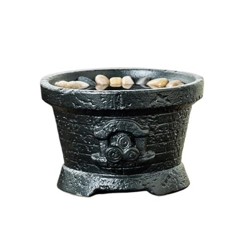 Fornello da barbecue portatile Fornello Elettrico Silenzioso in Ceramica for Cucinare il Tè, 6 Marce, Temperatura Regolabile, Piccolo fornello da Tavolo for Barbecue for Uso Domestico for Interni, Tè,