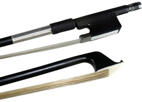 Cello Bow Fiberglass Half-Lined Frog Wire Grip Kamel Synthetic Hair (1/2)