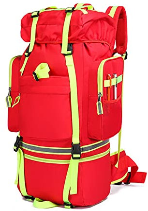 First Responder Bag Trauma-Rucksack leer, EMS/EMT Erste-Hilfe-Tasche, wasserdicht, mit Mehreren Taschen für Prepper, Profis und Naturliebhaber