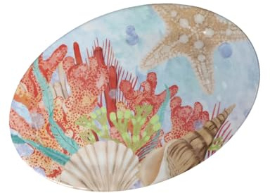 Brandani 50061 VASSOIO OVALE OCEANO MELAMINA 35X25X2 cm