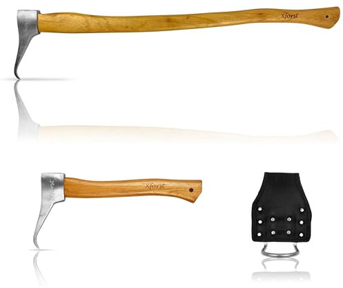 Xforst Sapie à Main #/ Sappie avec Support de Ceinture X-P500L et X-P50BX de 73 cm + Petit modèle de 38 cm. Idéal pour la manutention de Bois, Troncs de Bois et de bûches. Outils Forestiers