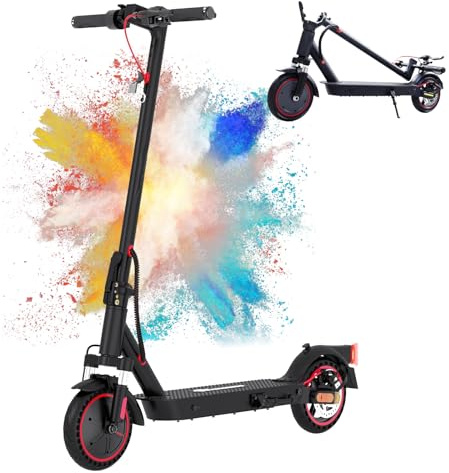 E-Scooter mit Straßenzulassung (ABE), Faltbarer Elektroroller für Erwachsene mit APP - 400W Motor, 7,8AH Batterie, 30 km Reichweite, Max Belastung 120 kg, Duales Brems, Zwei Stoßdämpfer