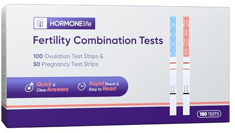 HORMONELife Ovulation Test Strips and Pregnancy Test Strips Kit – Accurate LH & HCG Tests for Fertility Tracking and Early Detection