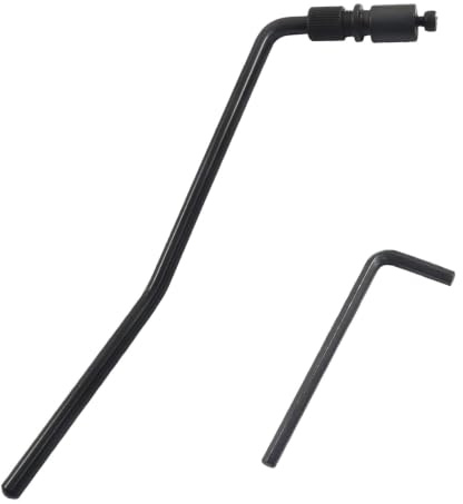 FR1TAB - Brazo de trémolo para guitarra eléctrica, apto para FR 1000, color negro | Barra whammy compatible con sistemas de trémolo Floyd Rose serie 1000, llave incluida