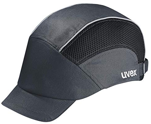 Uvex Cappello da Lavoro U-cap - Cappello di Sicurezza con Fodera Riflettente e Falda Corta