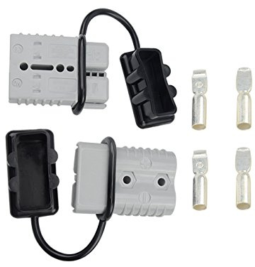 WMYCONGCONG Kit de déconnexion Rapide de Batterie 175A pour connecteur de treuil de remorque Gris