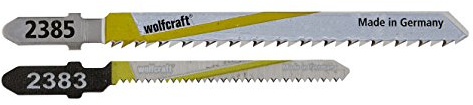 wolfcraft 2383100 5 Stichsägeblätter für Laminat
