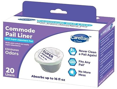 Care Bag Commode Liner Hygienebeutel für Toiletteneimer 7831738