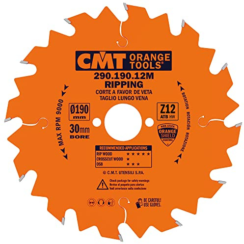 CMT ORANGE TOOLS 290.190.12M - SAEGEBLATT 190X2.6X30 Z12 10ATB