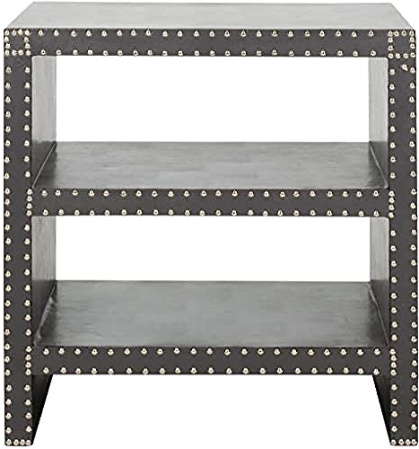 Safavieh Glam Wooden Accent Table, in Grey, 40 X 60 X 59.94