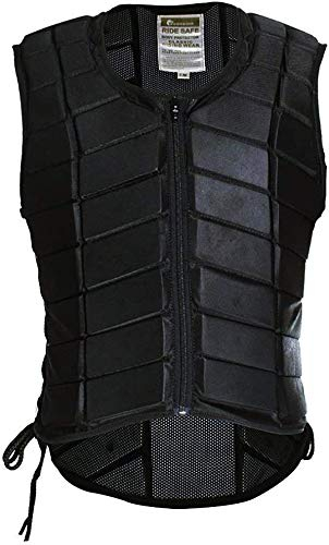 Sport Tent-Professionelle Sicherheitsweste Reitweste Eva Gepolsterte Schutzweste Reiten Weste Reitensport Körperschutz für Kinder/Erwachsene L(Höhe: 175-180cm)