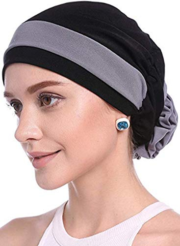 WETOO Damen Blume Muslim Turban Chemo Krebs Cap Kopftuch Kopfbedeckung