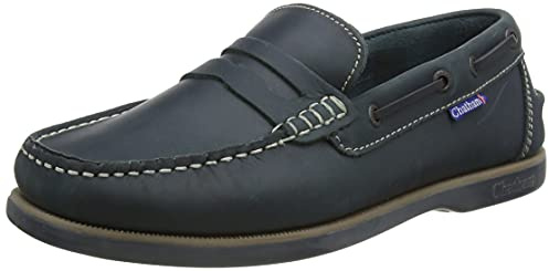 Chatham Chaussures Bateau Shanklin pour Homme, Bleu Marine, 43 EU