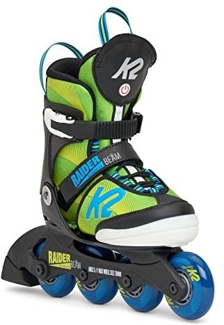 K2 Skates Jungen Inline Skates Raider Beam, Green - Blue, 30H0410.1.1.L