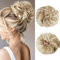 Chignon Finto per Capelli, BELEVO Chignon Facile per Capelli Toupet Capelli Donna Capelli Finti per Acconciature Spessi Updo Elastico con Capelli Finti per Coda Elastico per Chignon 55g(Biondo)
