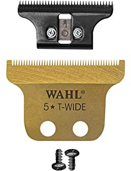 Wahl Gold Detailer T-Wide Blade, 0.4mm, Titan, DLC-beschichtet | PASSEND FÜR: 5-Star Detailer and Cordless Detailer Li (regular / black)