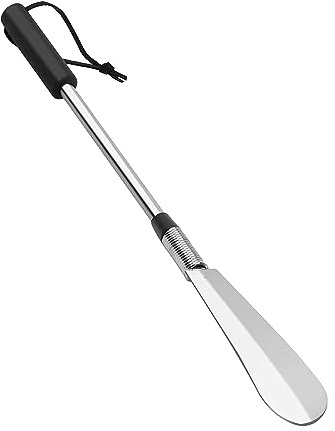 Naapesi Calzadors Metálico Telescópico Ajustable, 42 cm ~ 77,5 cm Calzador Largo con Mango, Zapatos Plegable y Convenient Calzador Extensible Para Hombres, Mujeres, Niños y Personas Mayores