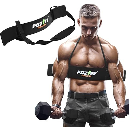 Arm Blaster für Bizeps & Trizeps Hanteln Langhantel Curl Bar Bizeps Blaster für Bodybuilding Muskelaufbauer Krafttraining Bizeps Curls Isolator Workout Equipment Gewichtheben Unterstützung für Große
