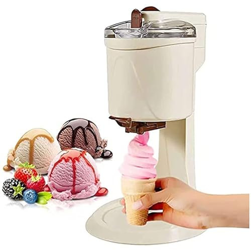 LZDOYY Machine À Sorbetière 1L Service Doux, Machine À Crème Glacée Aux Fruits De Ménage Automatique Bricolage Force D'agitation Parfaite pour Divertir Les Invités, pour Les Enfants,220V