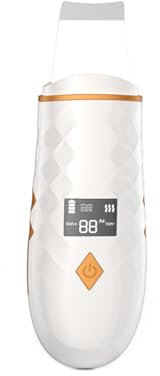 Meichoon Exfoliante Facial Ultras贸nico Raspador Limpiador de Poros para Limpieza Profunda de Puntos Negros NL38 Blanco