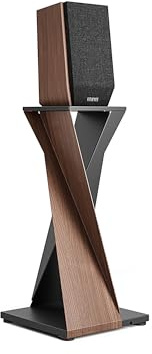 FITUEYES Lautsprecherständer aus Metall Tragfähigkeit 30KG (1 Stück) | Boxenständer, 700mm Höhe, Verstellbare Füße, Eiffel Serie