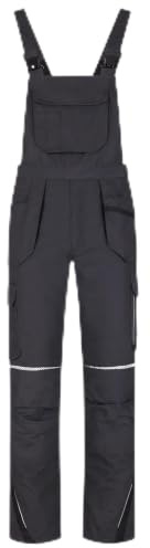 BWOLF Drift Ice Arbeitslatzhose Männer Winter Latzhose Herren Winter Arbeitshose mit Latz Wasserdicht Reflektierende mit vielen Taschen