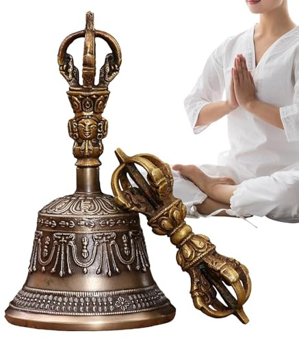 Campana De Oración Instrumentos Musicales Budistas, Campanillas De Mano