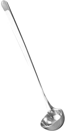 Didiseaon Cuillère à Sauce Longue Acier Inoxydable pour Miel et Assaisonnements Cuillère Profonde Pratique pour Pots Élevés pour Sauces Vinaigrettes et Desserts