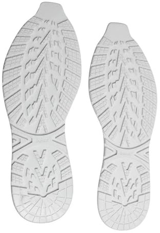 Materiali per lavori a maglia fai da te, 1 paio di scarpe di ricambio antiscivolo fai da te con suola in gomma ispessita per riparare toppe in gomma resistente all'usura (trasparente, 37-40 metri)