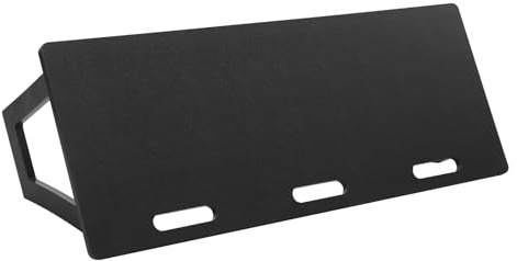 Fußball Rebound Board, Tragbares Prellwand, 115 x 45 cm HDPE Rebounder Board für Fußballtraining, Schwarz