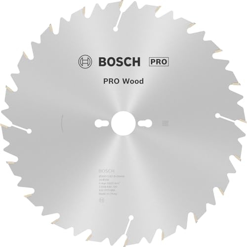 Bosch Professional 2 608 640 700 - Hoja de sierra circular Construct Wood (300 x 30 x 2,8 mm, 20), Plata