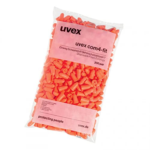 Uvex 2112006 Ohrstöpsel Com4-Fit, Refill 200, Lime/Beige, M
