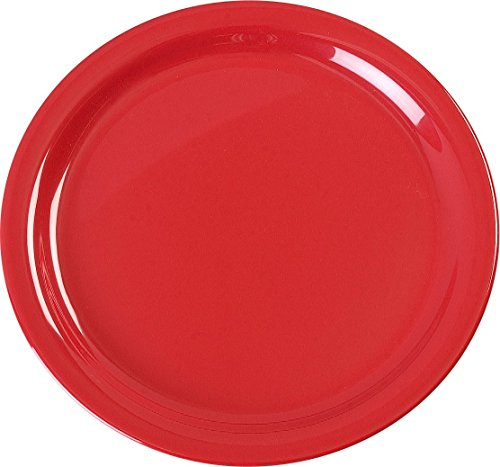 Carlisle Kingline melamina platos llanos, Melamina, Red, 9 Dinner Plate