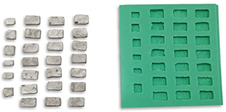 Silikonform, Verkleider gehauene Steine, Nr. 20