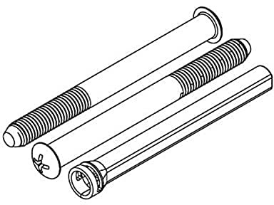 Kwikset 81691-26 Thick Door Screw Pack for Single Cylinder Deadbolts Bright Chrome Finish