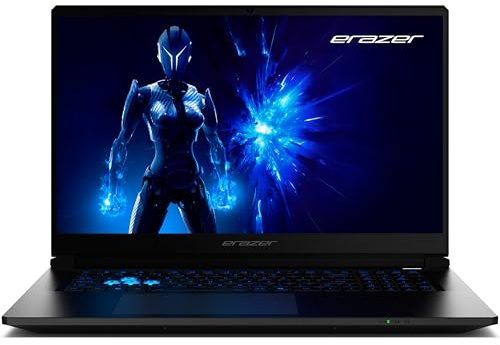 ERAZER Defender 17 P1 43,9 cm (17,3 Zoll 144Hz) Full HD Gaming Laptop (Core 7 240H, GeForce RTX 5060 8GB GDDR7 VRAM, 32GB DDR5 RAM, 2TB PCIe SSD, Windows 11 Home)