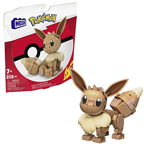 MEGA HDL84 - Mega Construx Evoli Pokémon Baukasten, Konstruktionsspielzeug für Kinder, Spielzeug ab 7 Jahren, Nicht Zutreffend