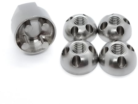 OG Secure | M10 (10mm) Anti-Theft Security Nut Set - 304 Stainless Steel | Tamper Proof Reusable Shear Nuts | For Roof Tent, Winch, Light Bar, E-Bike | Model DA7332 - For 10mm Thead/Bolts
