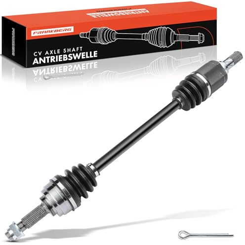 Frankberg Arbre de Transmission Boîte de vitesses manuelle Essieu Avant Gauche sans Couronne ABS Compatible avec Micra IV K13 Note E12 Remplacer# 391011HC3B