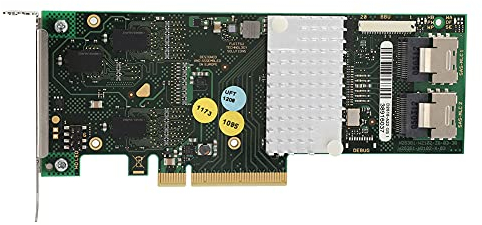 Akozon Connecteur Mini SAS SFF 8087 X4, D2616 SAS2108 SATA SAS Raid 6Gbs 512M Cache Array Controller SAS Pci Contrôleurs Raid Carte Contrôleur Low Baffle Huit Ports SATA SAS Internes