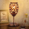 TWSXTE E27 Lampe de table décorative,Rétro Atmosphère Lampe,Lampe de bureau en métal Lampe Chevet de Nuit Abat-jour Chambre avec Interrupteur (Sans ampoule)