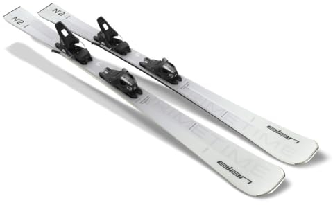 elan Ski-Set Primetime N 2 + Bindungen El 9, Weiß, Damen – Größe 151 – Weiß