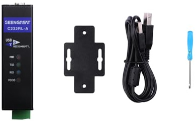 Industrial USB to RS232 RS485 TTL Converter Adapter | FT232 Chip | Isolated Serial Communication | Compatible with Windows, Linux, macOS, Android | DIN Rail & Bracket Mount
