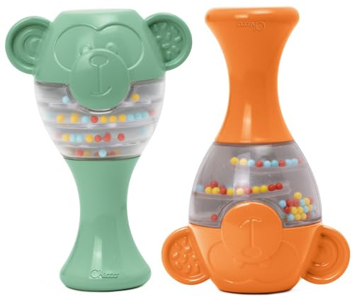 Chicco Maracas, grön och orange, 1