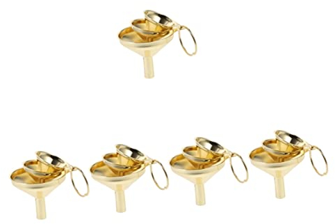 Alipis 15piezas Embudo Inoxidable Para Cocina Embudo Portátil Para y Para Transferencias y De Limpiar