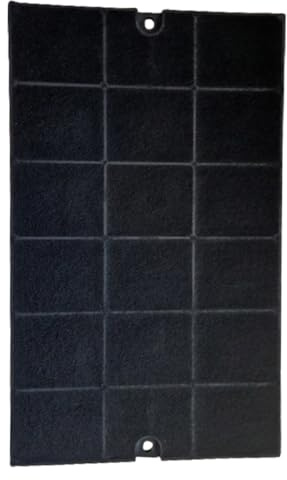 DL SERVICE F41 Filtro ai Carboni Attivi per Electrolux Cappa Faber Ariston Whirlpool Electrolux Smeg | Filtro 2 fori per fissaggio 45x27x2 cm | Compatibile con cappa Faber Ariston Whirlpool Smeg