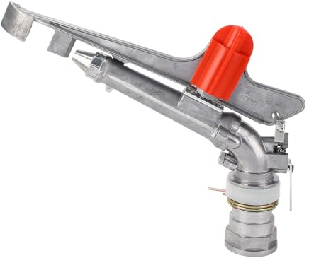 Arroseur de Pistolet D'irrigation Agricole de 2 Pouces, Irrigation Rotative à 360 ° de Jardin de Pelouse de Ferme, Pistolet D'irrigation de Grande en Alliage D'aluminium,