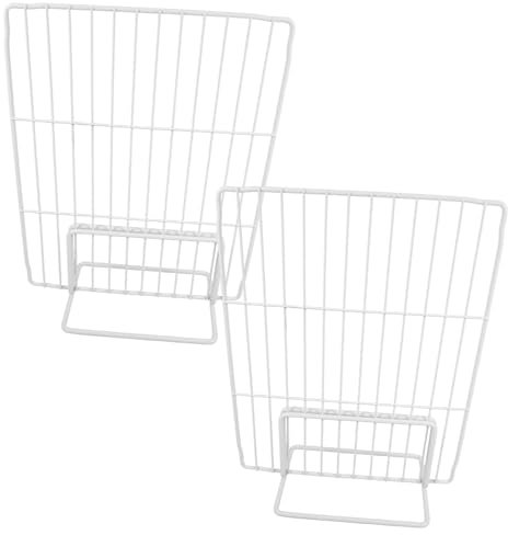 jojofuny Freezer Wire Divider and Refrigerator Partition Board Adjustable Iron Mesh Separator 37-44cm Width 28cm Height for Organizing Freezer and Fridge Storage